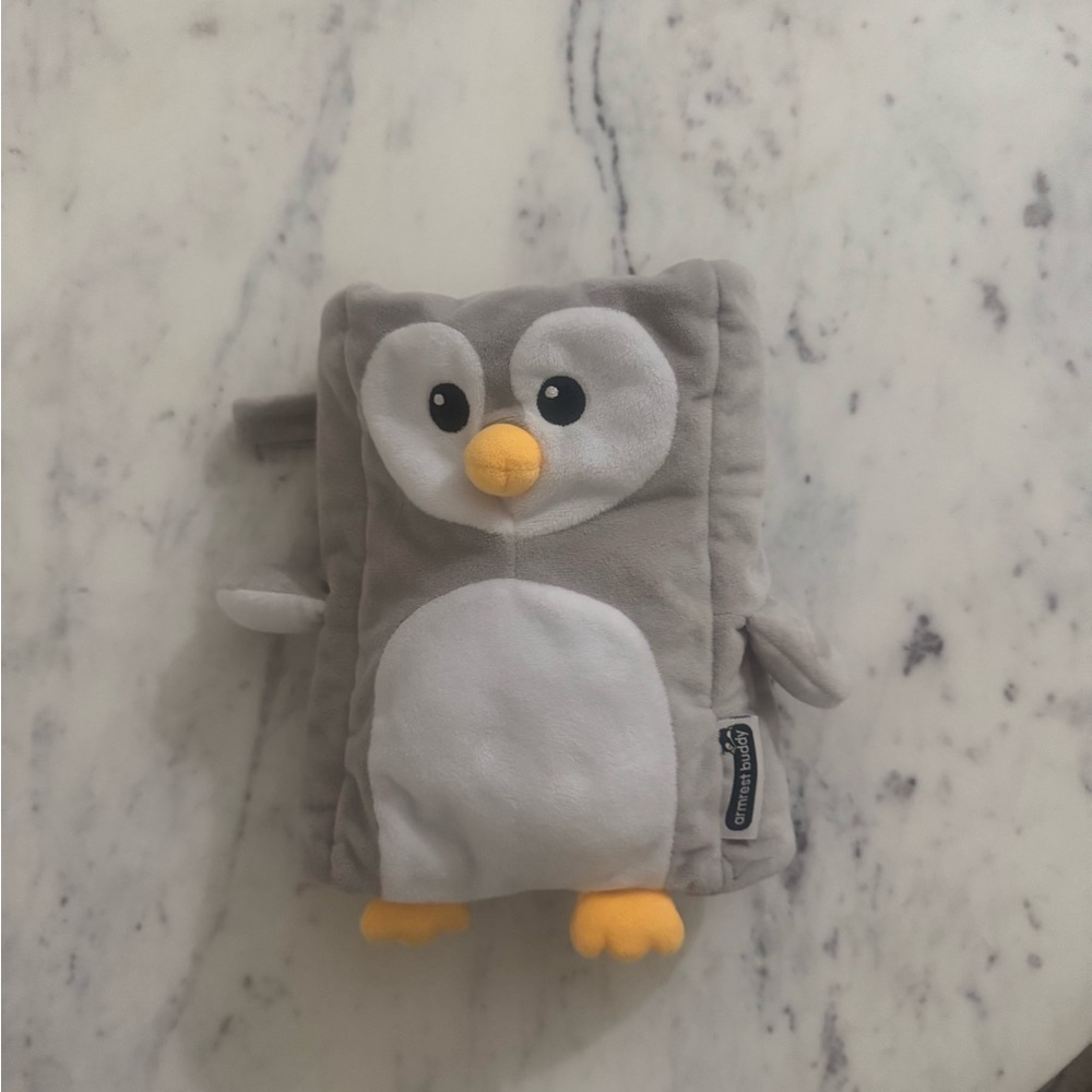 Primark Gray and White Penguin Plush